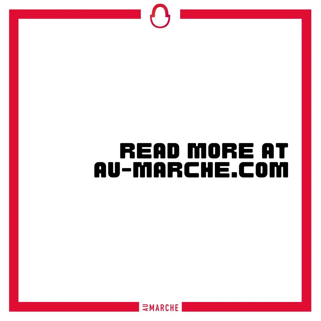 Au Marché call-to-action card for the reader reviews