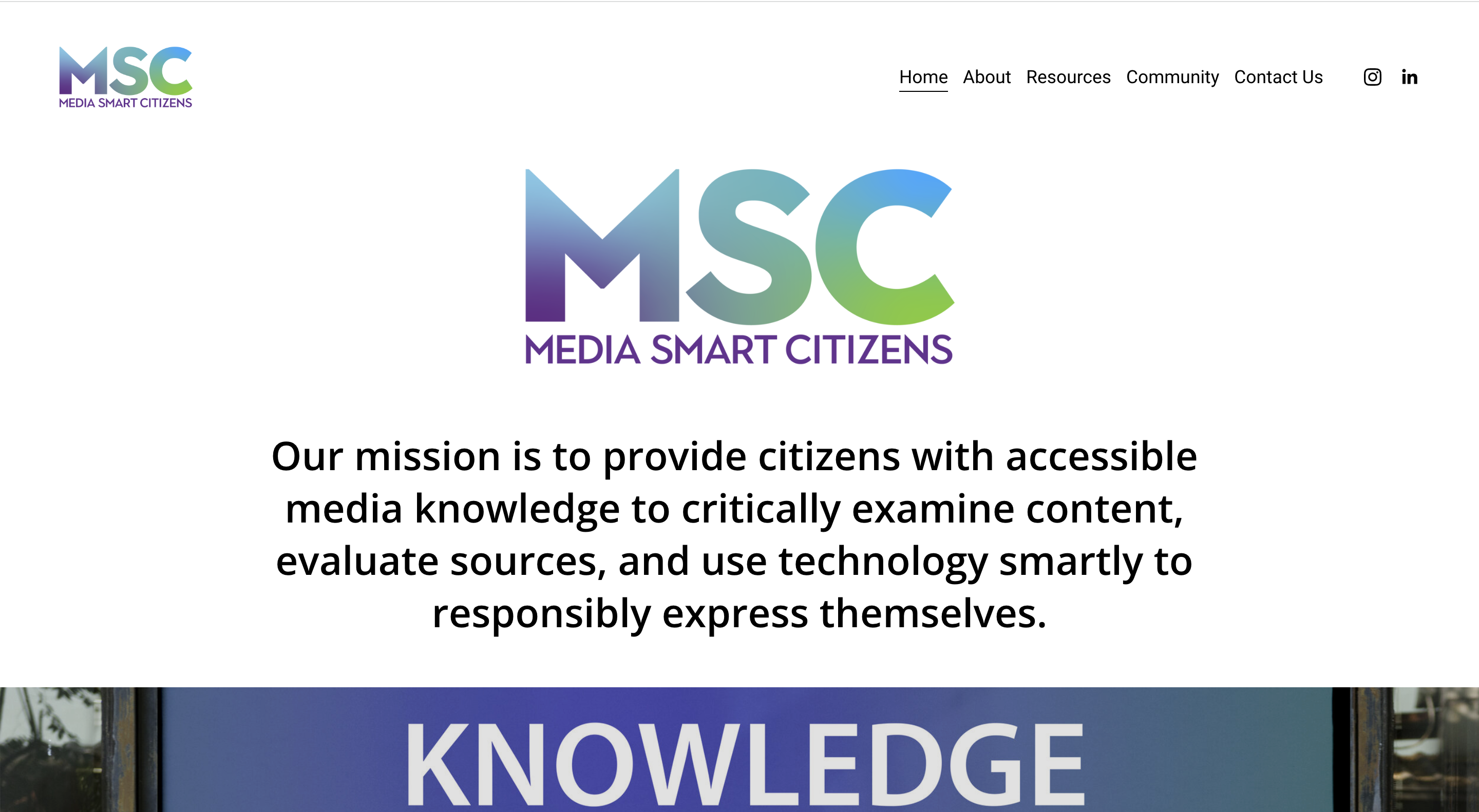 Media Smart Citizens layout landing-page_1