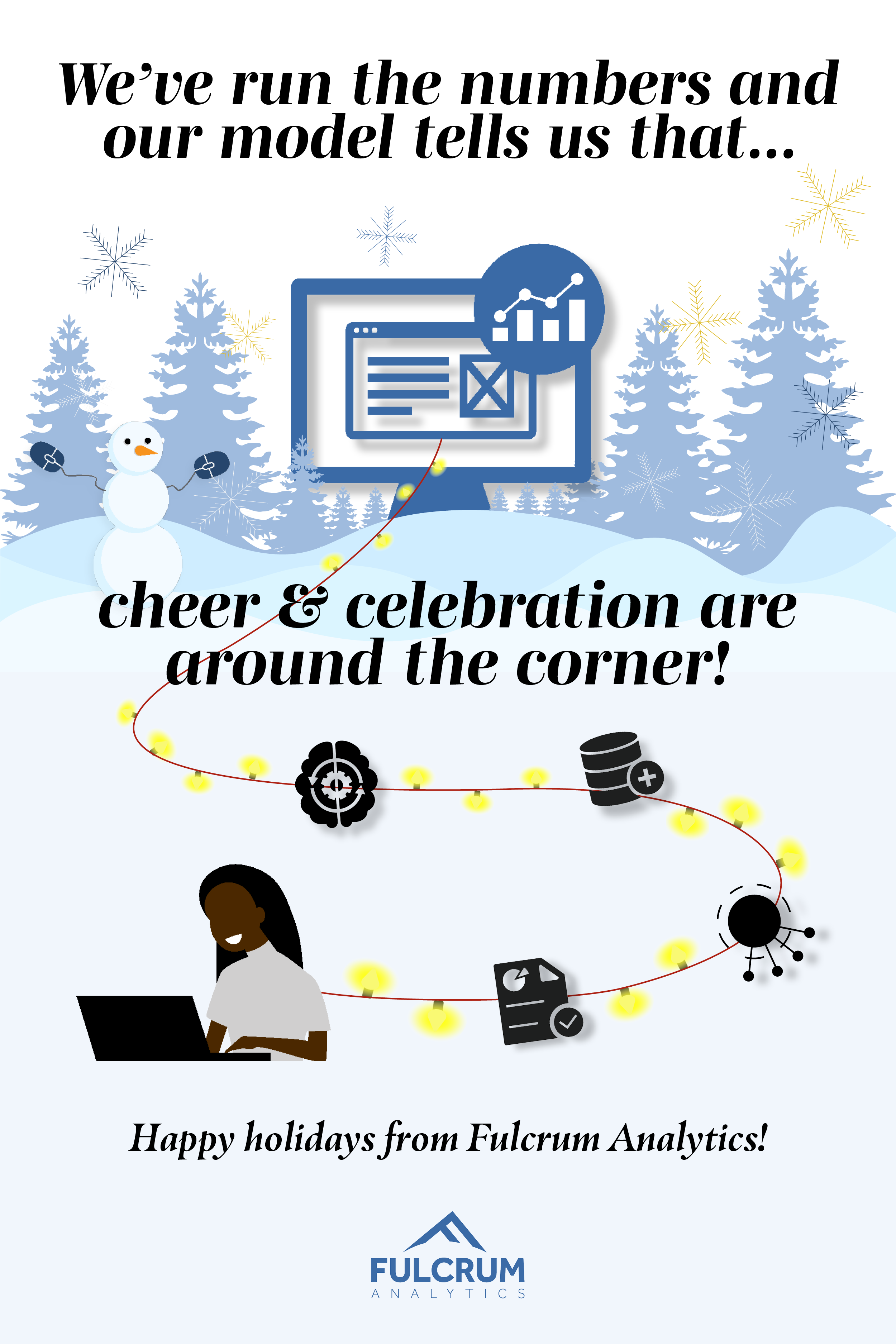 Fulcrum Analytics holiday card